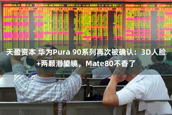 天盈资本 华为Pura 90系列再次被确认：3D人脸+两颗潜望镜，Mate80不香了