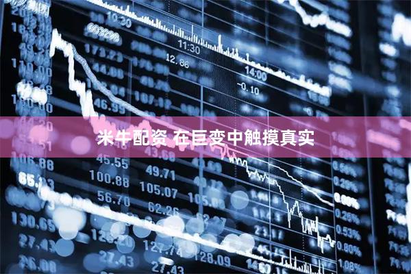 米牛配资 在巨变中触摸真实